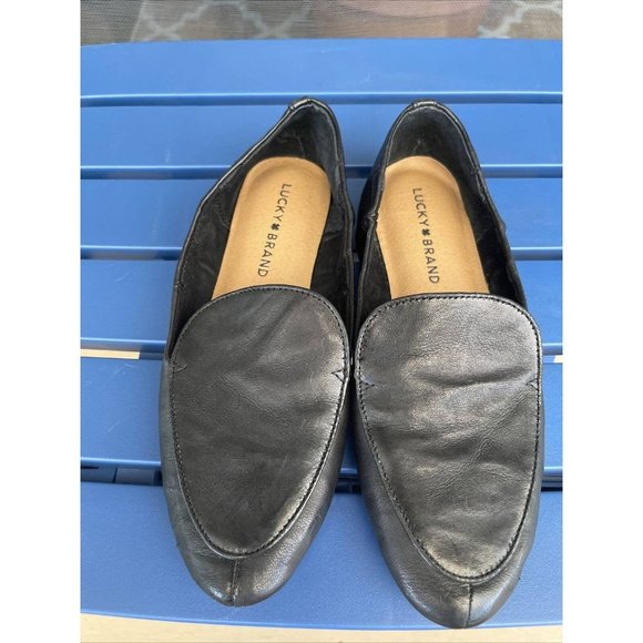 LUCKY BRAND LK-BELLANA Black Flat Close Toe Women’s Size 6.5 - Picture 2 of 6